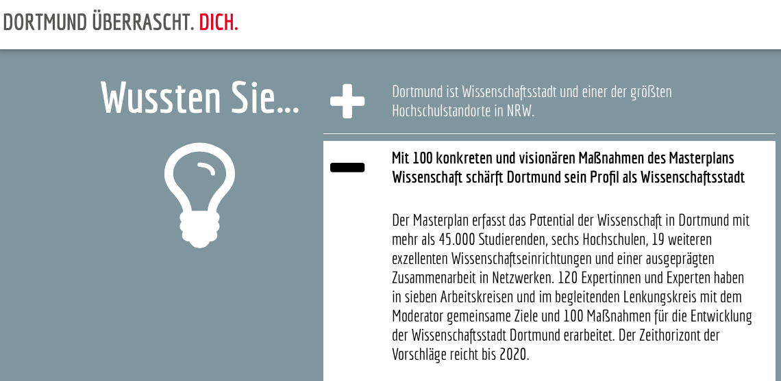 Dortmund mit Masterplan nominiert