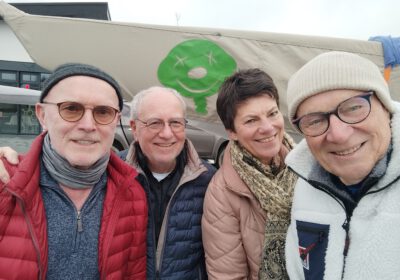 Segeltreffen im Winter