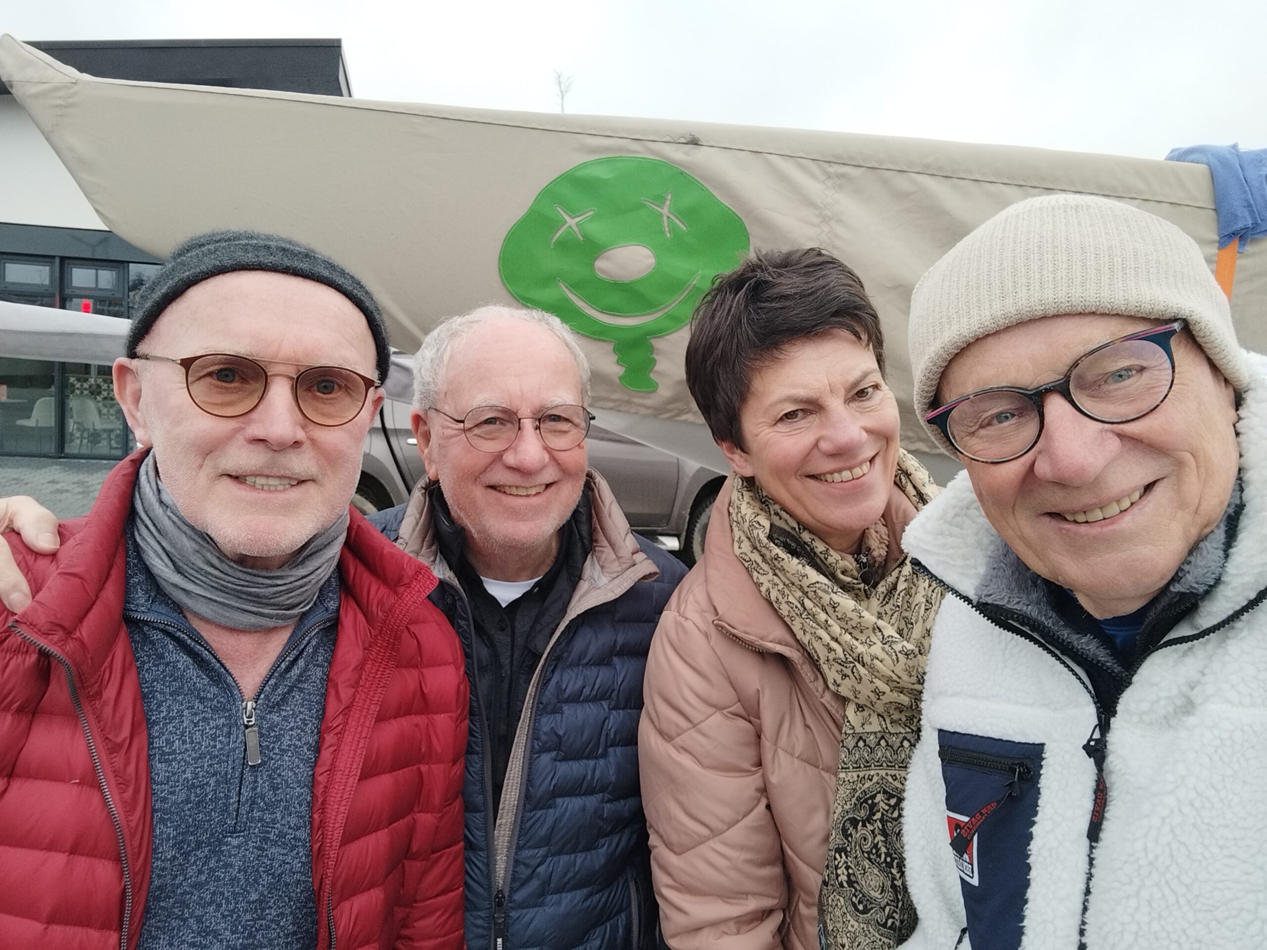 Segeltreffen im Winter