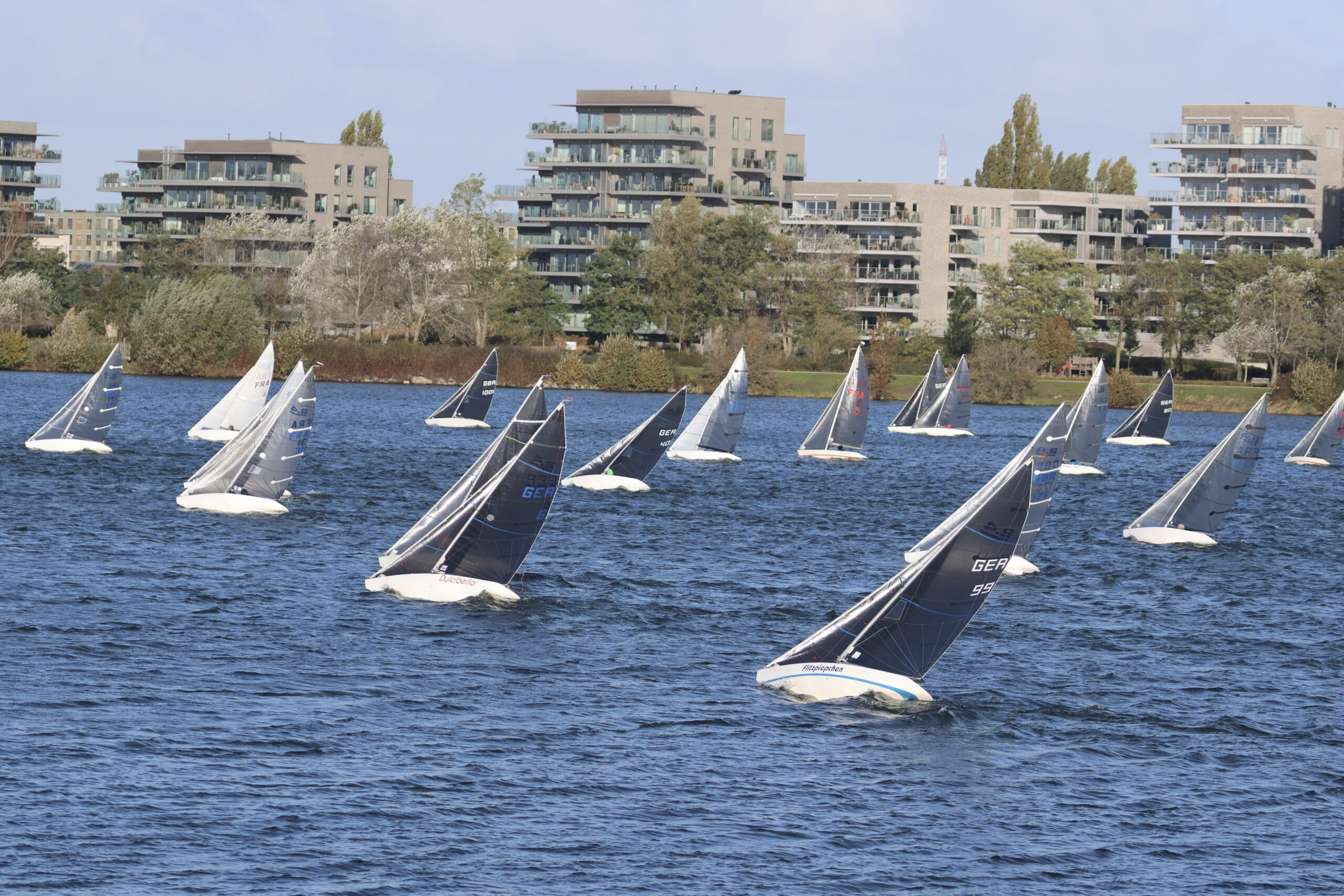 Bis zu 40 Knoten Wind