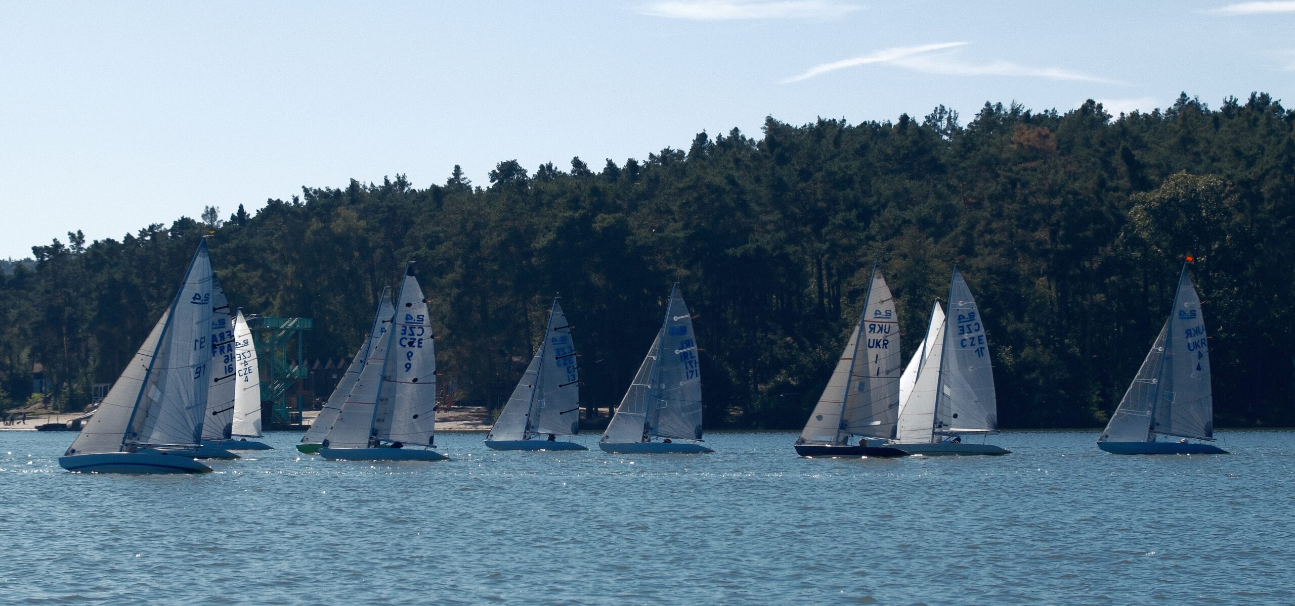 Regatta in friedlicher Umgebung